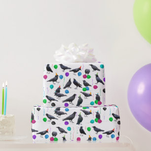 Cadeau Papier d'emballage Party Crows