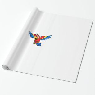 Cadeau Papier d'emballage perroquet