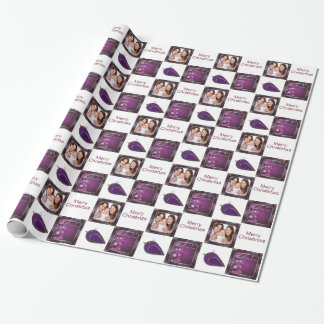 Cadeau papier d'emballage personnalisable de photo de