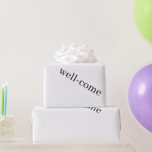 Cadeau Papier d'emballage personnalisé 29 po x 15 pi, mat