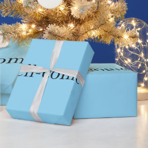Cadeau Papier d'emballage personnalisé 29 po x 60 pi, mat