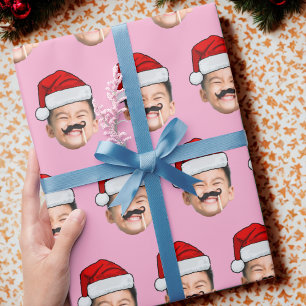 Cadeau Papier d'emballage personnalisé avec visage   Emba