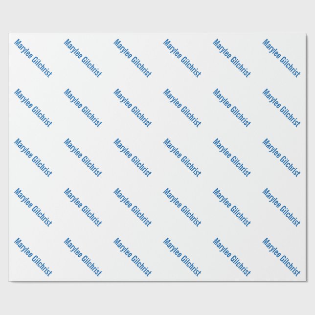 Cadeau Papier d'emballage personnalisé par coutume (Couture)