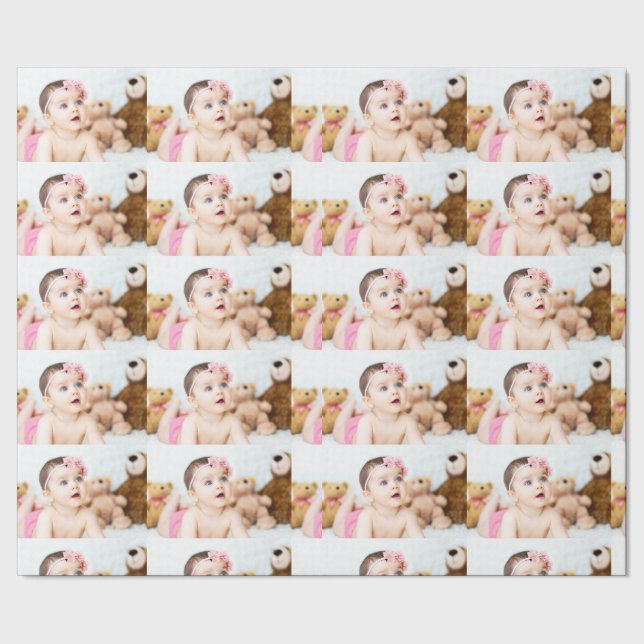 Cadeau Papier d'emballage personnalisé photo (Couture)