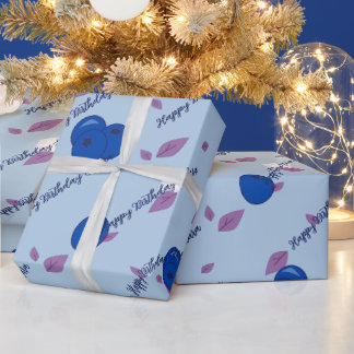 Cadeau Papier d'emballage personnalisé pour anniversaire 