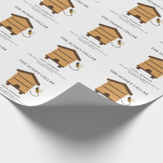 Cadeau Papier d'emballage personnalisé pour apiculteur av