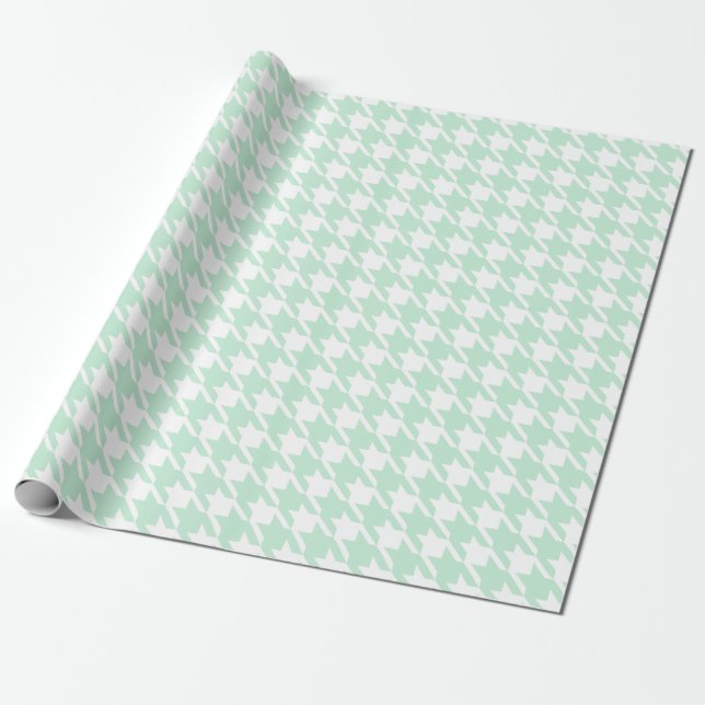 Cadeau Papier d'emballage petit chien moutarde (Déroulé)