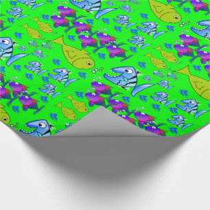 Cadeau Papier d'emballage Poisson