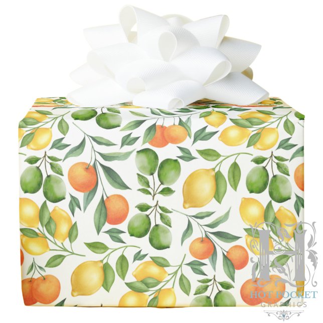 Cadeau Papier d'emballage pour agrumes (Créateur téléchargé)