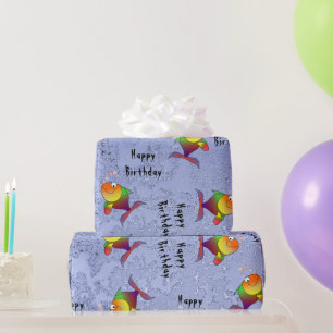 Cadeau Papier d'emballage pour amoureux de poisson