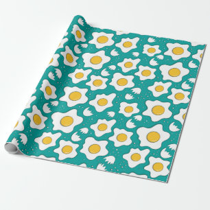 Cadeau papier d'emballage pour amoureux des oeufs