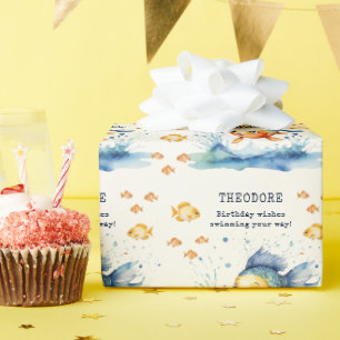 Cadeau Papier d'emballage pour anniversaire de enfants av