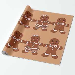 Cadeau Papier d'emballage pour biscuits de Noël