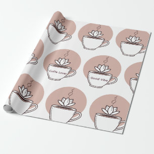 Cadeau Papier d'emballage pour café Zen de réveil personn