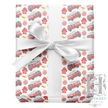 Papier d'emballage pour camion de pompiers