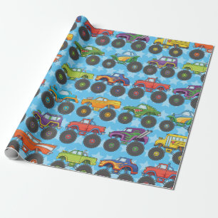 Cadeau Papier d'emballage pour camion monstre
