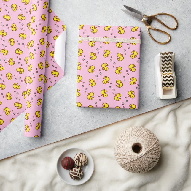 Cadeau Papier d'emballage pour canard jaune (Artisanat)