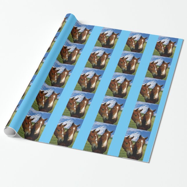 Cadeau Papier d'emballage pour chevaux (Déroulé)
