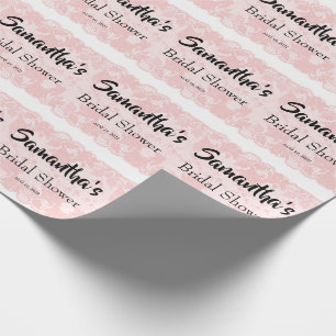 Cadeau Papier d'emballage pour douche de mariée en dentel