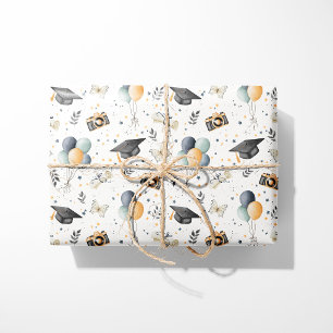 Cadeau Papier d'emballage pour la remise des diplômes Bal