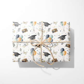 Cadeau Papier d'emballage pour la remise des diplômes Bal