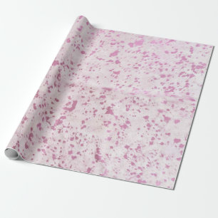 Cadeau Papier d'emballage pour le blanc rose