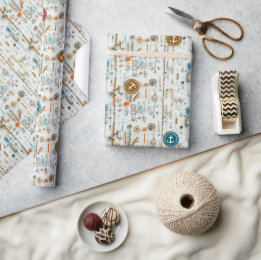 Cadeau Papier d'emballage pour le pont de pêcheur