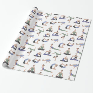 Cadeau Papier d'emballage pour le yoga ou emballage cadea