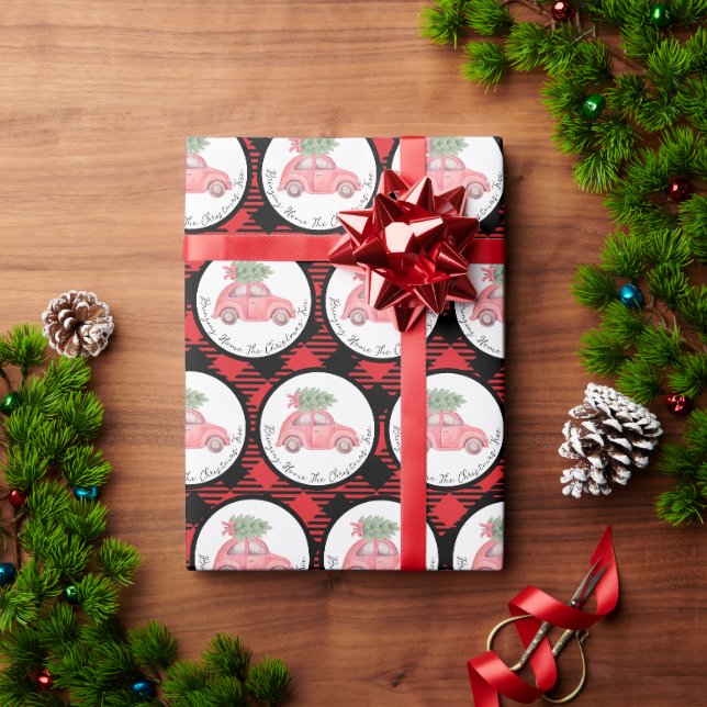 Cadeau Papier d'emballage pour ramener le sapin de Noël à (Cadeau de vacances)