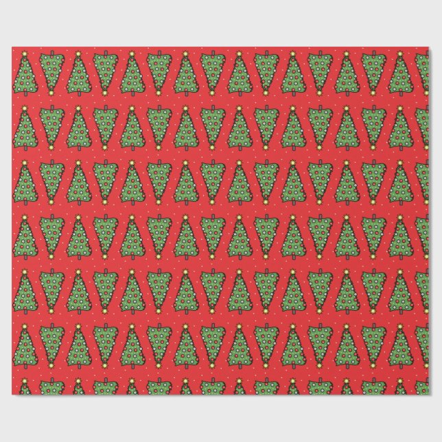 Cadeau Papier d'emballage pour sapin de Noël (Plat)