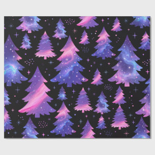 Cadeau Papier d'emballage pour sapin de Noël Galaxie