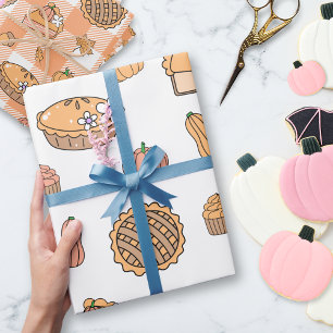 Cadeau Papier d'emballage pour tarte à la citrouille