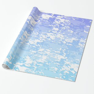 Cadeau Papier d'emballage pourpre et bleu d'Ombre