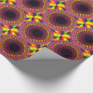 Cadeau Papier d'emballage psychédélique de Chakras