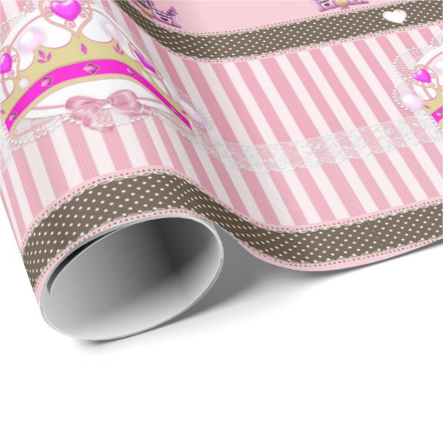 Cadeau Papier d'emballage Queen (Coin rond)