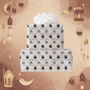 Cadeau Papier d'emballage Ramadan Kareem – Kaaba & Masjid