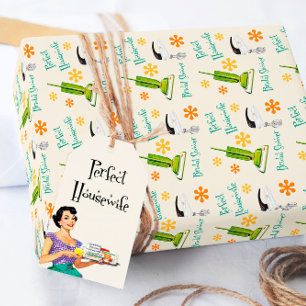 Cadeau Papier d'emballage rétro de mariage Parfaite Ménag