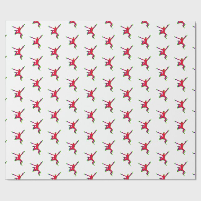 Cadeau Papier d'emballage sautant (Plat)