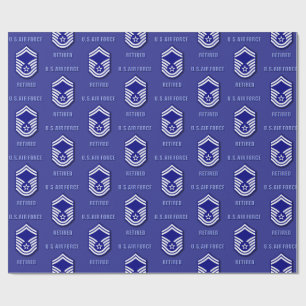 Cadeau Papier d'emballage Sergent Maître Principal USAF