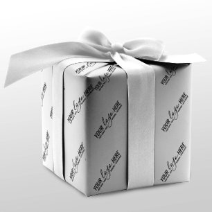 Cadeau Papier d'emballage simple pour entreprise avec log