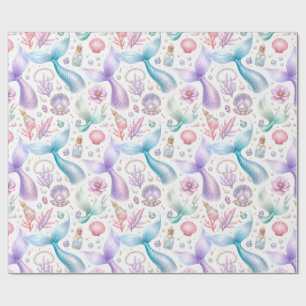 Cadeau Papier d'emballage Sirène