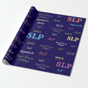 Cadeau Papier d'emballage SLP (orthophoniste)