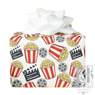 Cadeau Papier d'emballage Soirée Cinéma