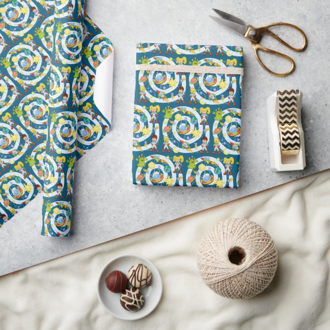 Cadeau Papier d'emballage Space Kids (Artisanat)