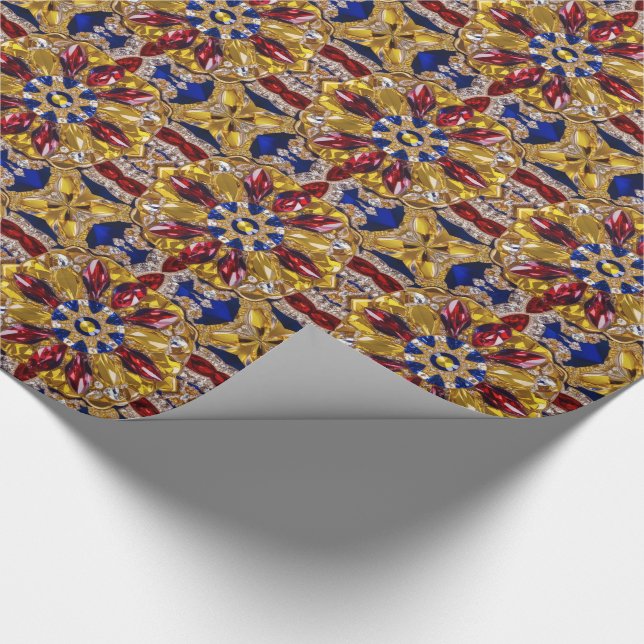 Cadeau Papier d'emballage spécial aux couleurs de Colombi (Coin)