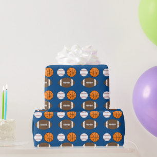 Cadeau Papier d'emballage sportif