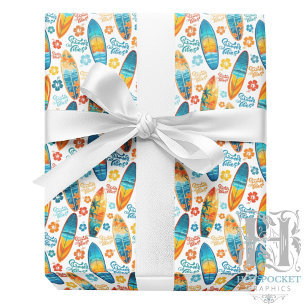 Cadeau Papier d'emballage Surfing