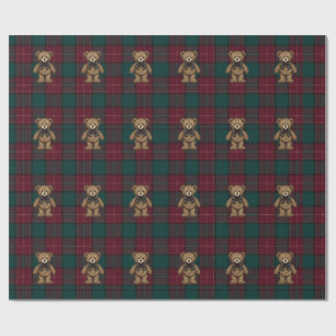 Cadeau Papier d'emballage tartan à carreaux inspiré de Ra