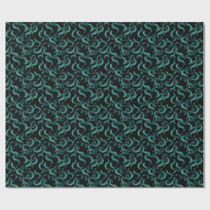 Cadeau Papier d'emballage Tentacules de Pieuvre Kraken Sa