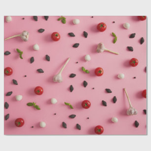 Cadeau papier d'emballage tomate